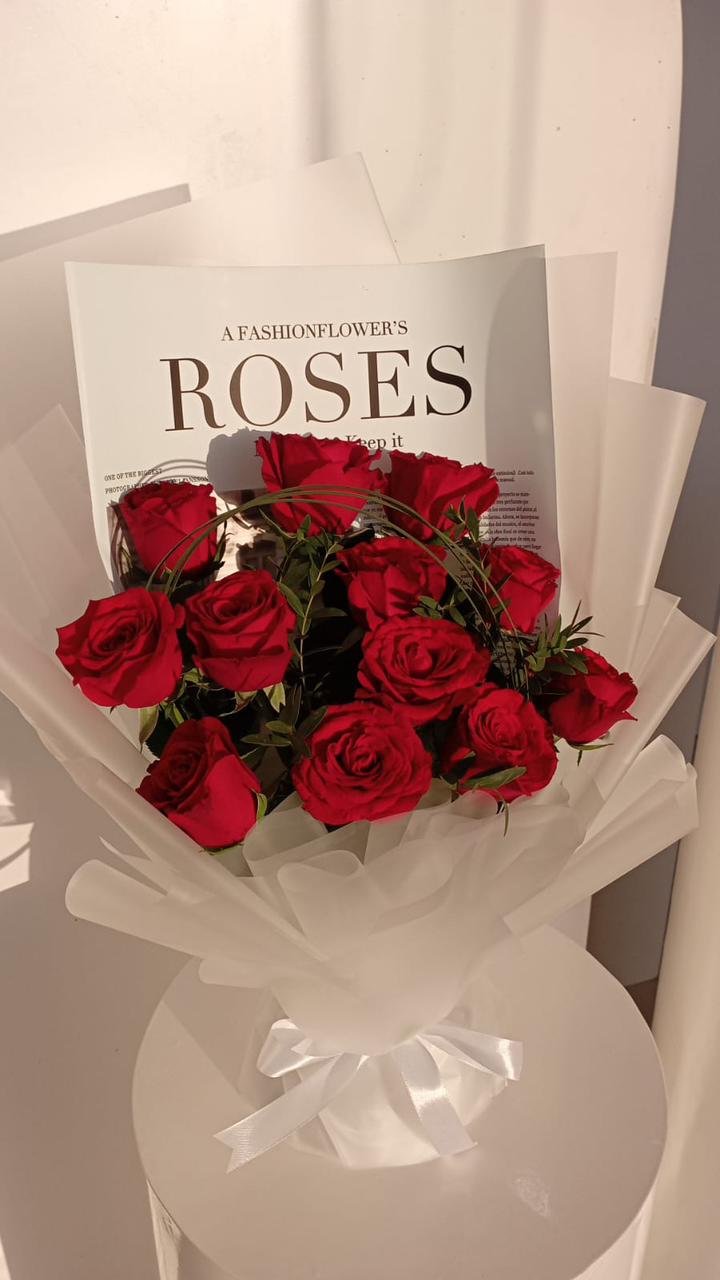 باقة الأناقة الوردية